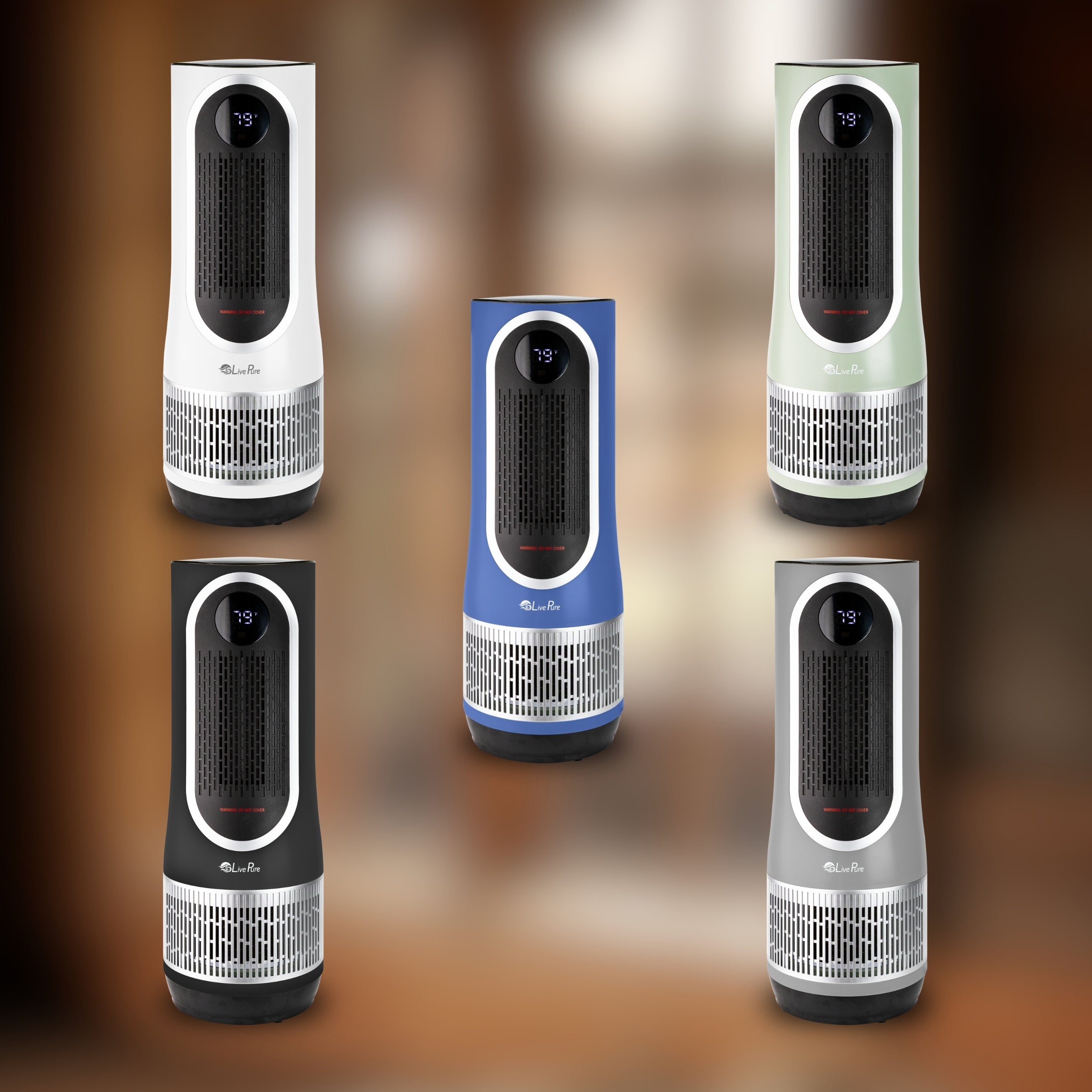 LivePure 3-in-1 HEPA Air Purifier/Fan and Heater LP580APHTR