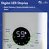 LivePure 1.2 L (.3 Gallon) Ultrasonic Cool Mist Top Fill Digital Humidifier with LED Display Screen LP850HUM