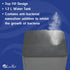 LivePure 1.2 L (.3 Gallon) Ultrasonic Cool Mist Top Fill Digital Humidifier with LED Display Screen LP850HUM
