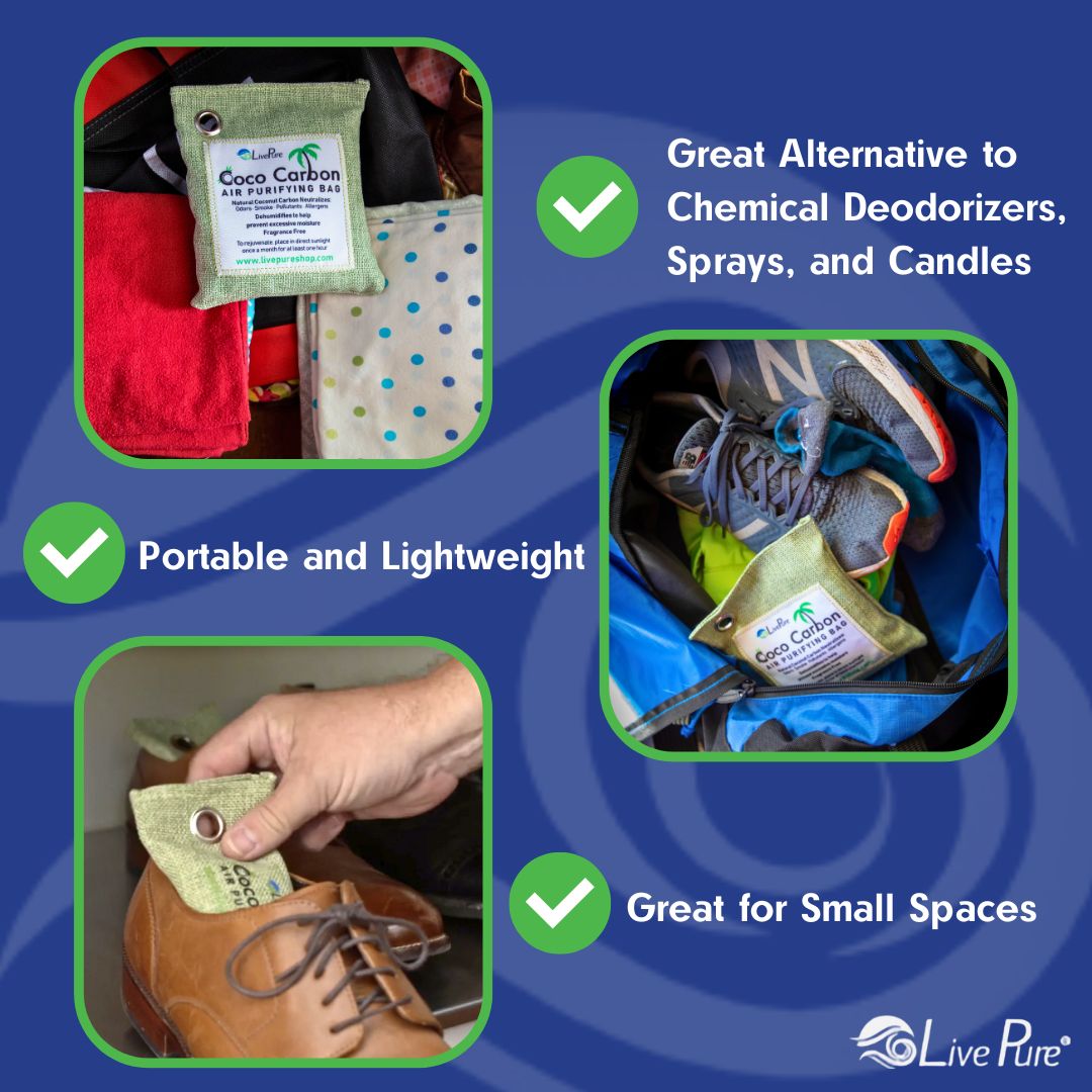 LivePure CocoCarbon Air Purifying Bags LPCB