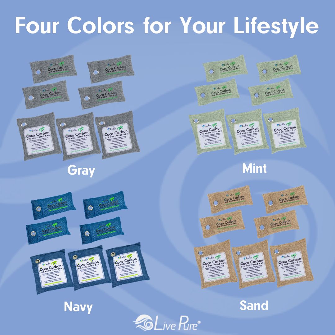 LivePure CocoCarbon Air Purifying Bags LPCB