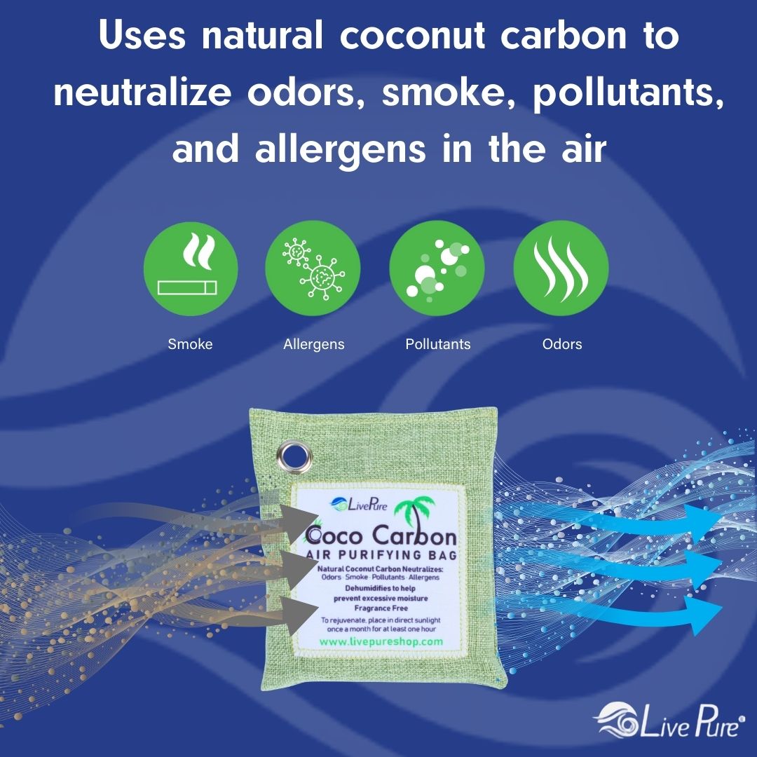 LivePure CocoCarbon Air Purifying Bags LPCB