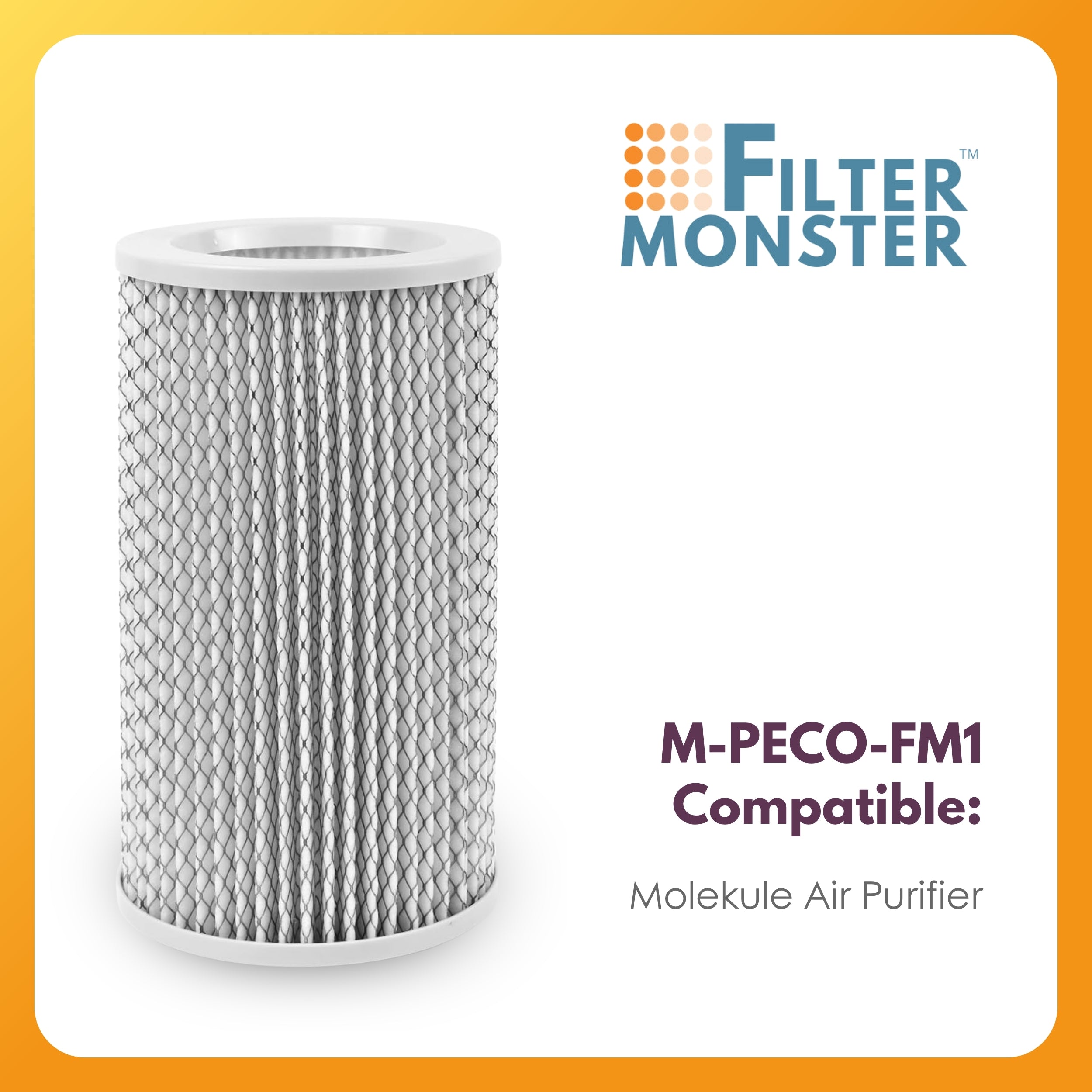 Filter-Monster True HEPA Replacement for Molekule PECO-Filter