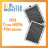 Filter-Monster H13 HEPA Air Filter Replacement Compatible with Medify MA-25 Air Purifier, 1 Pack of Replacement Filters