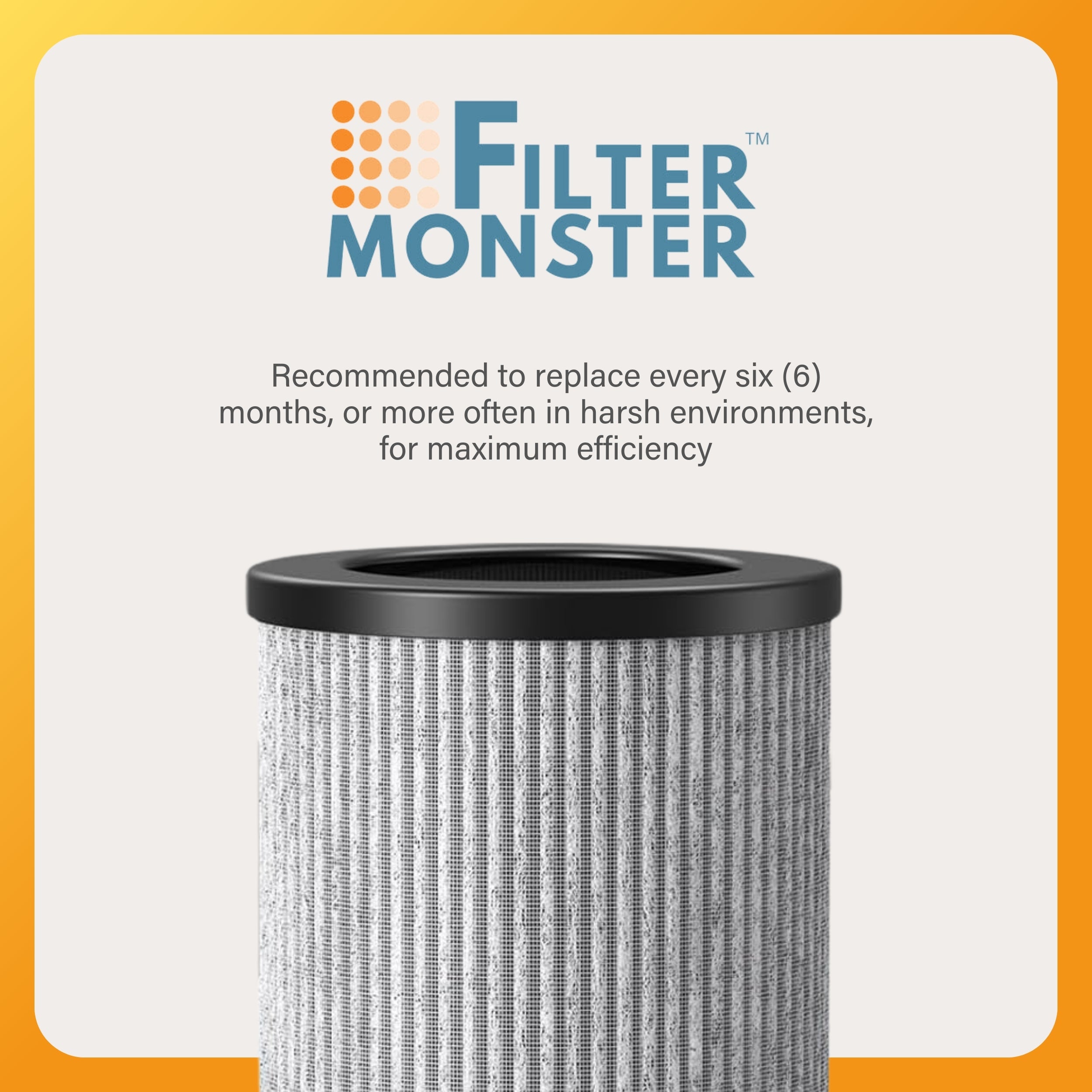 Filter-Monster Filter Bundle Compatible with Pure Enrichment PureZone PEPERSAP Portable Air Purifier Mini and PEPERSFIL Filter, 1 HEPA Filter