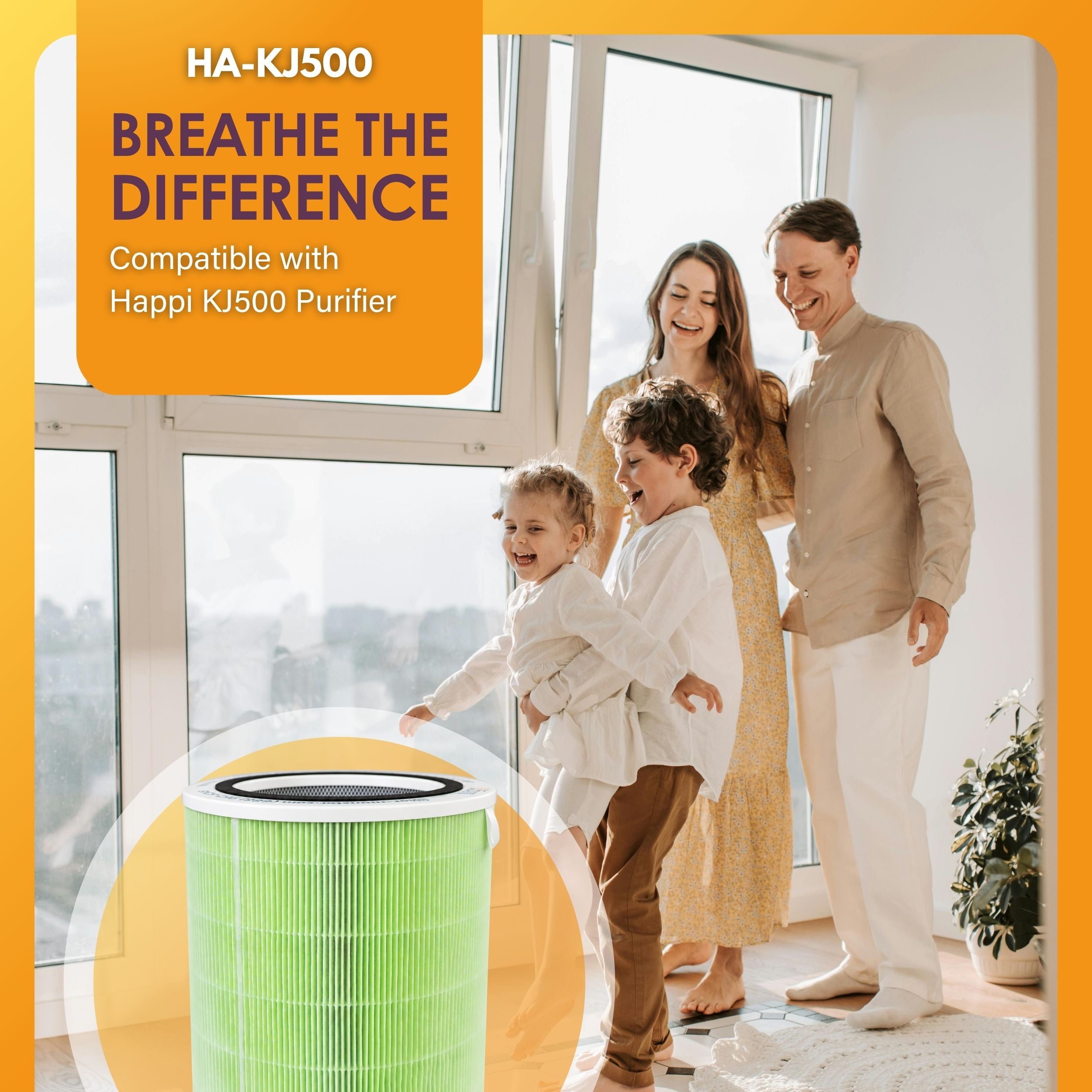 Filter-Monster Replacement Filter for Happi KJ500 Purifier