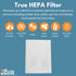 Filter-Monster True HEPA Replacement for Winix A Filter + 4 Carbon Pre-Filters