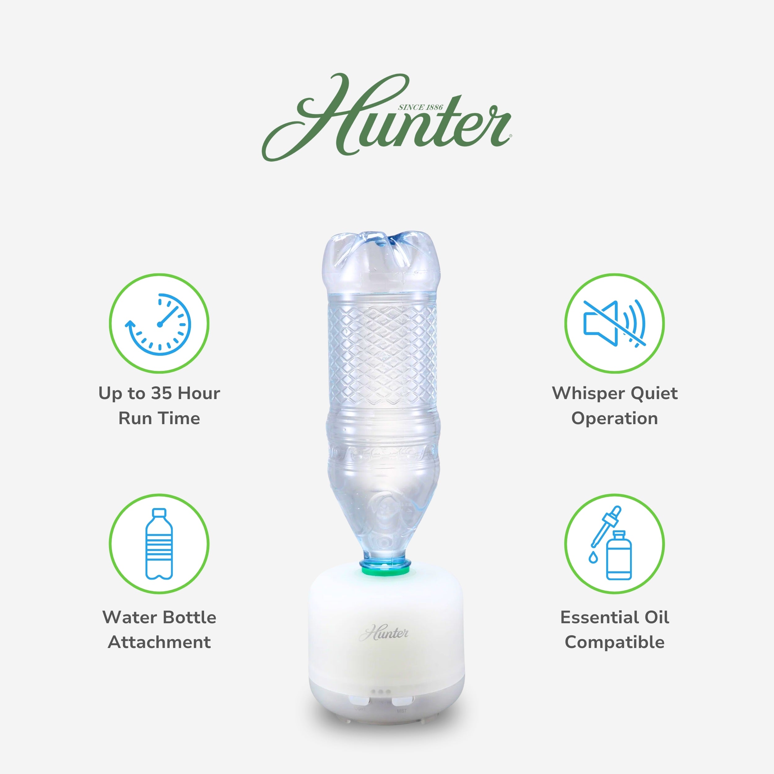 Hunter Aromatic LED Personal Ultrasonic Humidifier XJ-520