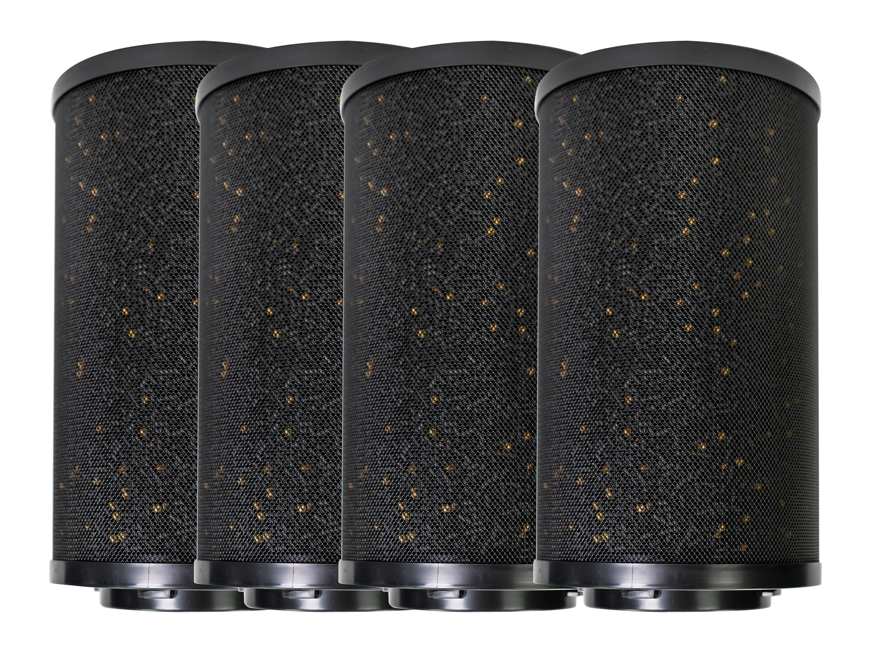 Filter-Monster Branded Activated Carbon Replacement Compatible with IQAir GC MultiGas Cartridges, 4 Pack