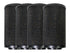 Filter-Monster Branded Activated Carbon Replacement Compatible with IQAir GC MultiGas Cartridges, 4 Pack
