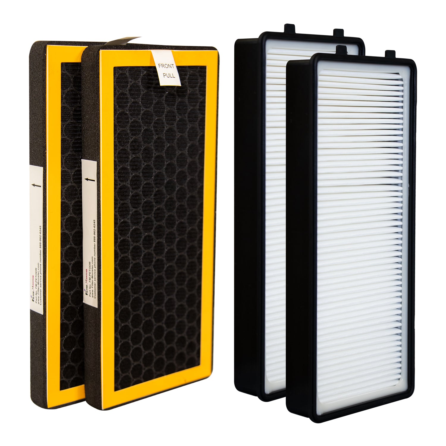 Filter-Monster Replacement Filter Pack for HoMedics AT-PETODR, AT-OFL