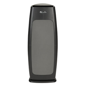 LivePure Sierra Series Digital Tall Tower Air Purifier with Permanent Filtration, Graphite, Front