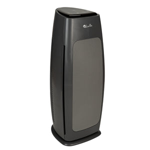 LivePure Sierra Series Digital Tall Tower Air Purifier with Permanent Filtration, Graphite, Hero
