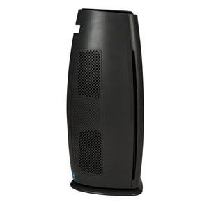 LivePure Sierra Series Digital Tall Tower Air Purifier with Permanent Filtration, Graphite, Left