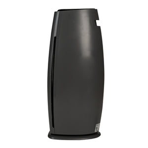 LivePure Sierra Series Digital Tall Tower Air Purifier with Permanent Filtration, Graphite, Right