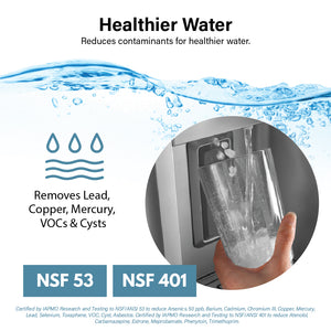 Filter-Monster Replacement for GE Smartwater MWF, MWFP Refrigerator Water Filter